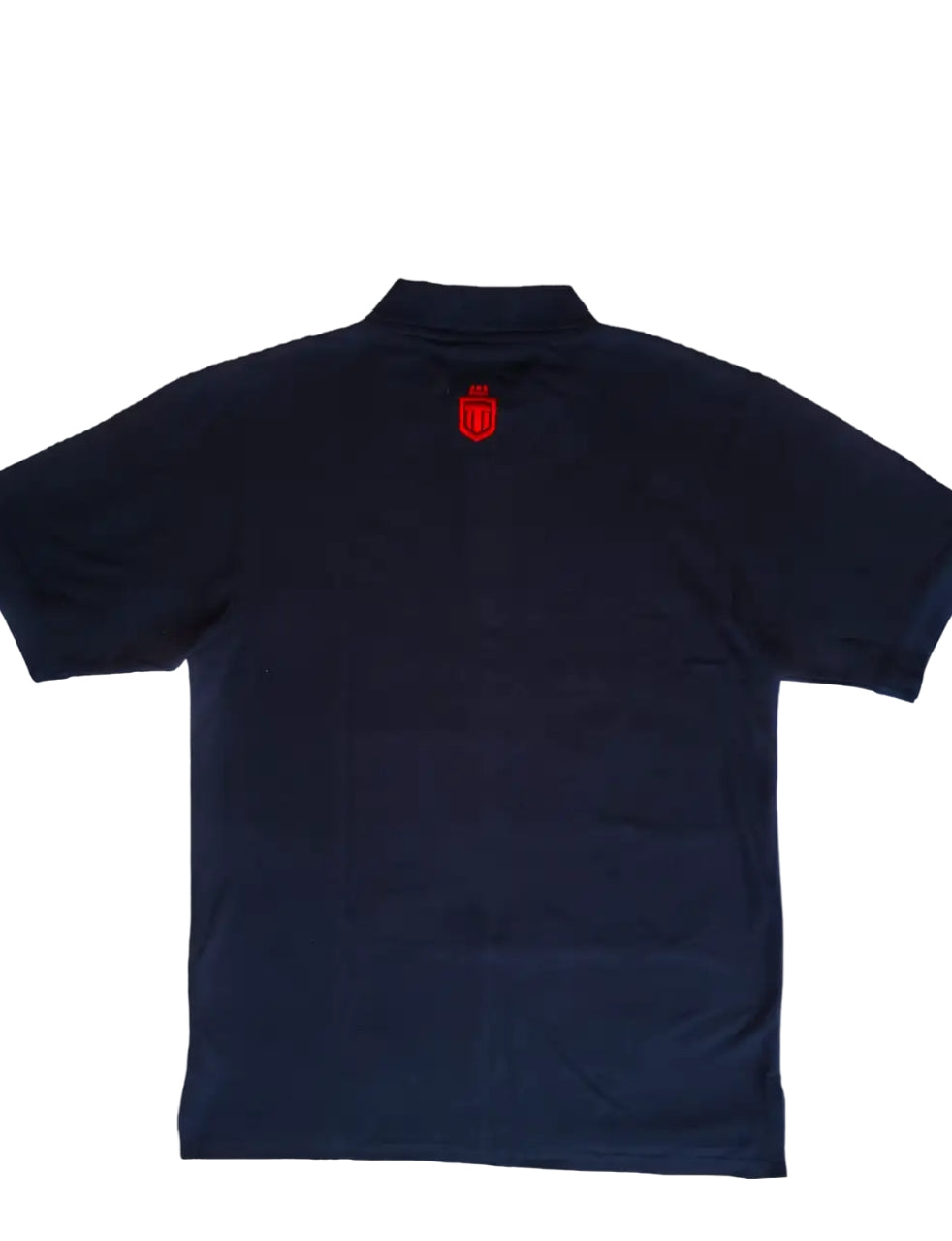 Navy Blue drop-shoulder, button down Polo